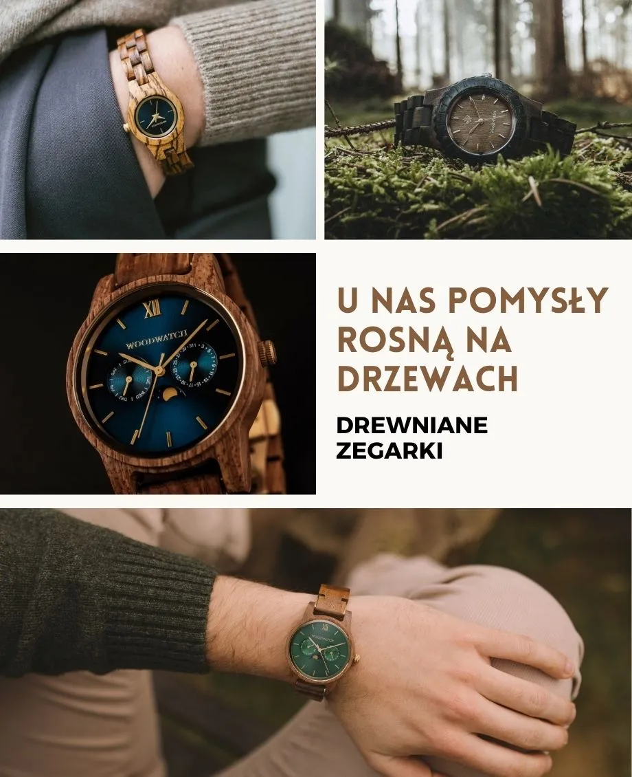 Drewniane zegarki