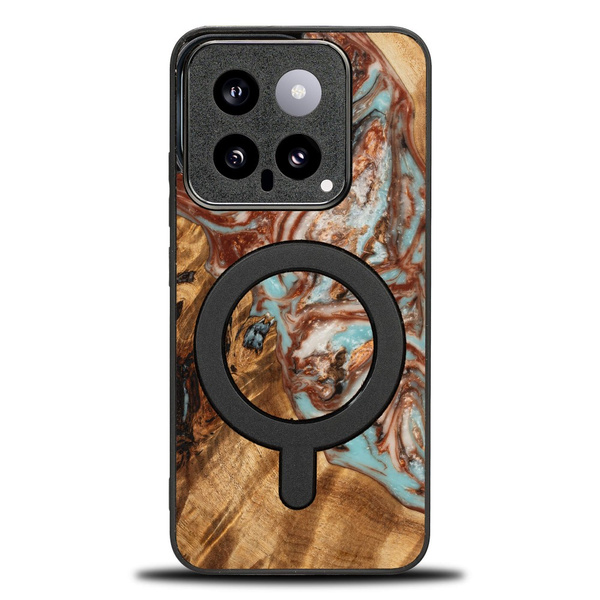 Etui Bewood Unique na Xiaomi 14 - Planets - Jowisz z MagSafe