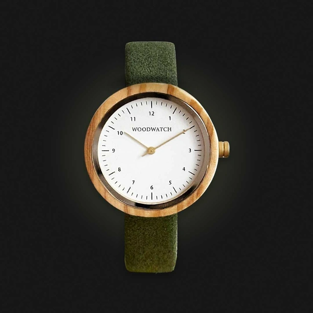 Drewniany zegarek WoodWatch Copenhagen Emerald