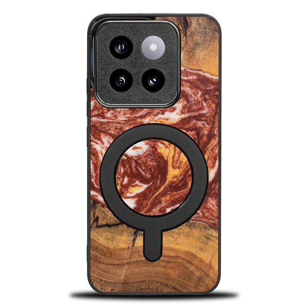 Etui Bewood Unique do Xiaomi 14T Pro - Planets - Mars z MagSafe
