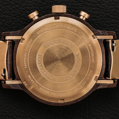 Drewniany zegarek WoodWatch Chrono Black Forest