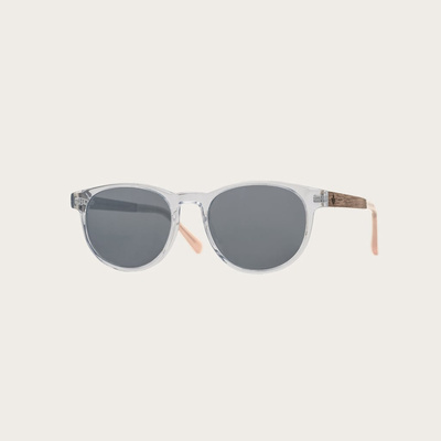 Drewniane okulary przeciwsłoneczne ELLIPSE Clear Smoke