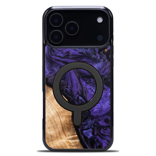 Etui Bewood Unique do iPhone 18 Pro Max - Violet z MagSafe