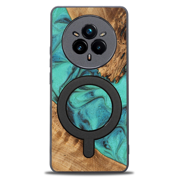 Etui Bewood Unique do Realme 14 Pro Plus 5G - Turquoise z MagSafe