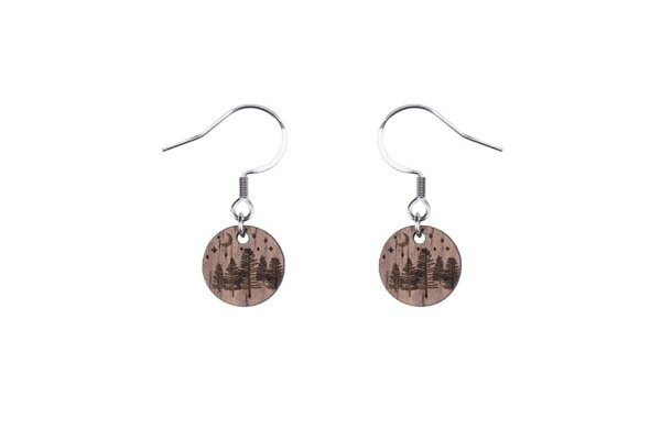 Drewniane kolczyki Wood Dangle