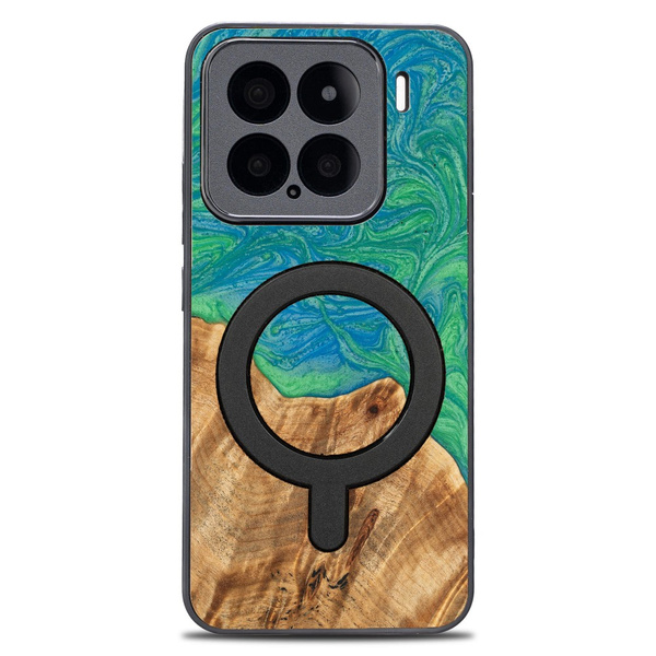 Etui Bewood Unique do Xiaomi 15 - Neons - Tokyo z MagSafe