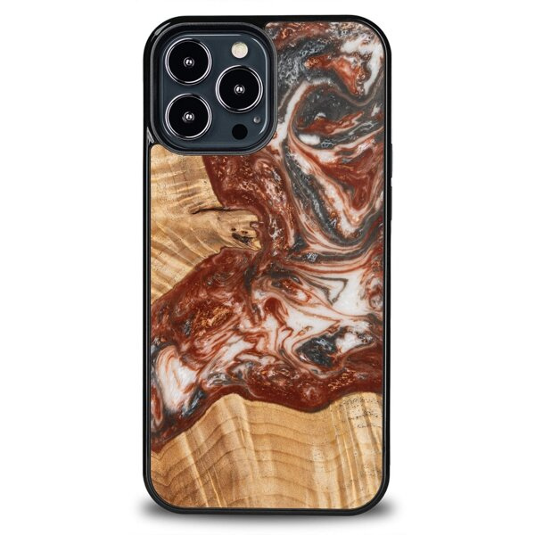 Drewniane Etui Unique iPhone 13 Pro Max - Planets - Wenus