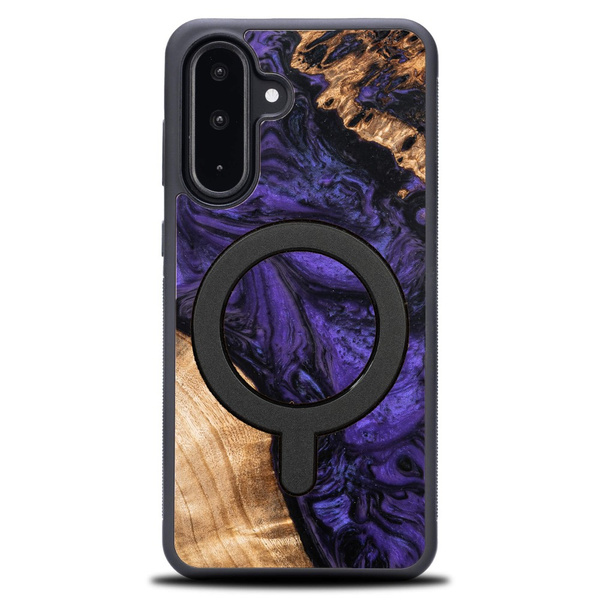 Etui Bewood Unique do Samsung Galaxy A56 5G - Violet z MagSafe