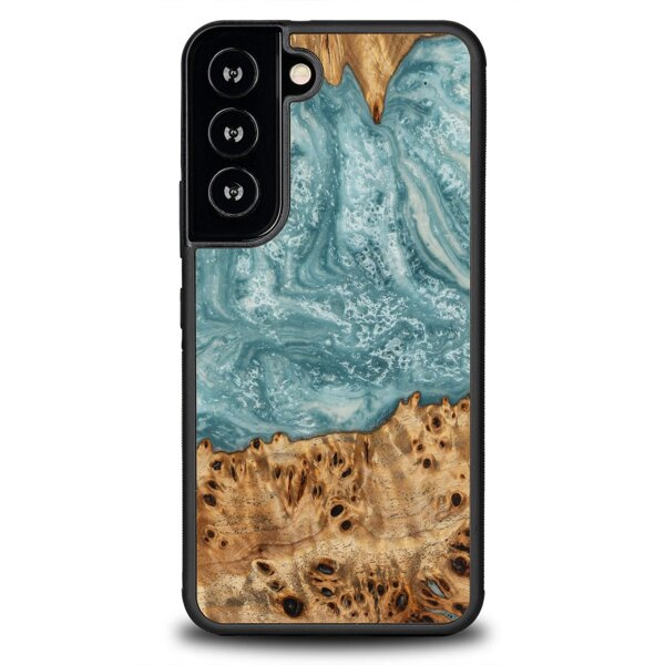 Drewniane Etui Unique na Samsung Galaxy S22/Plus/Ultra - Planets - Uran