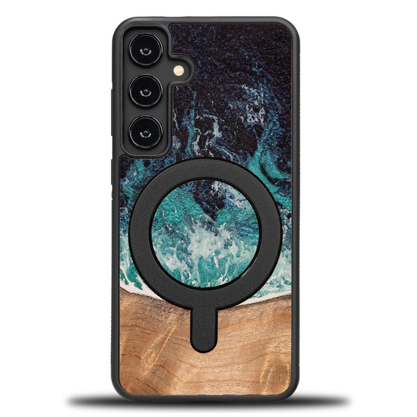 Etui Bewood Unique do Samsung Galaxy S24 Plus - Dream Island z MagSafe
