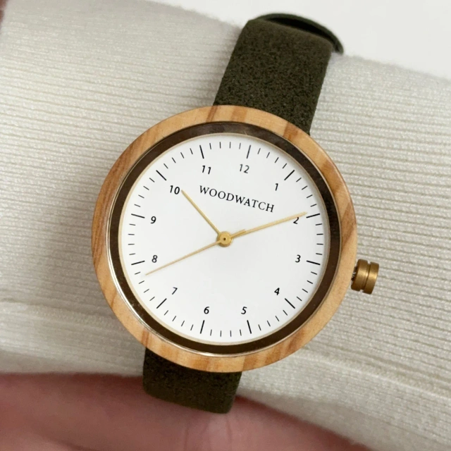 Drewniany zegarek WoodWatch Copenhagen Emerald