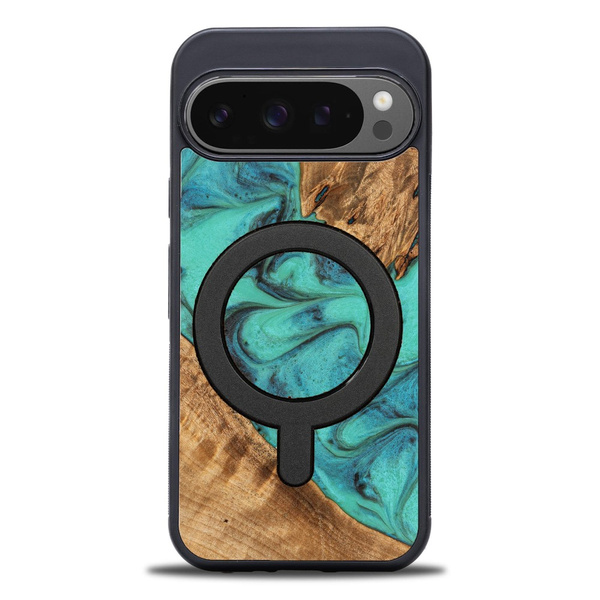 Etui Bewood Unique do Google Pixel 9 Pro XL - Turquoise z MagSafe