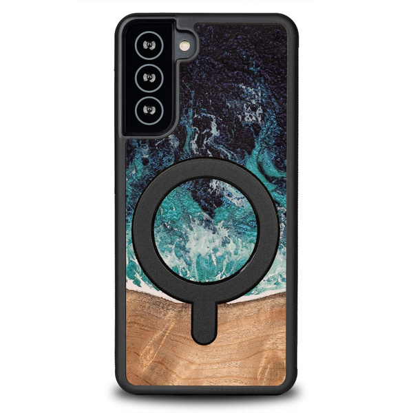 Etui Bewood Unique do Samsung Galaxy S21 - Dream Island z MagSafe