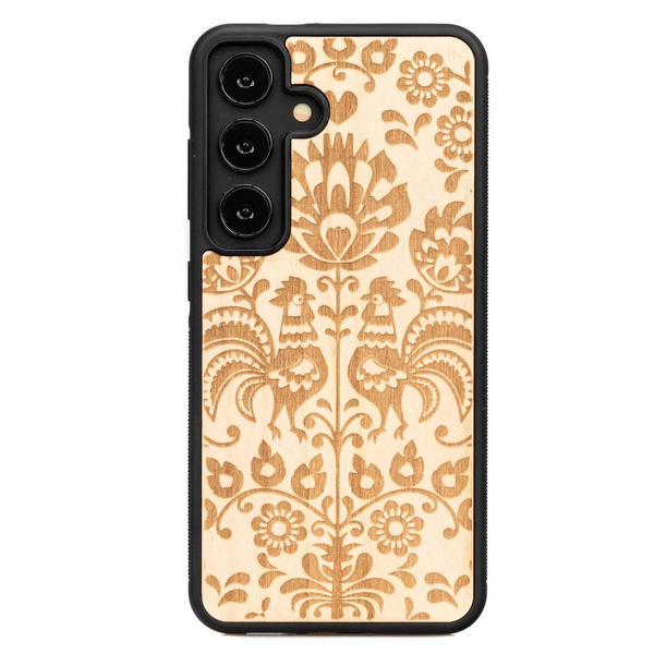 Drewniane Etui Bewood do Samsung Galaxy S25 FE 5G POLSKI FOLK ANIEGRE