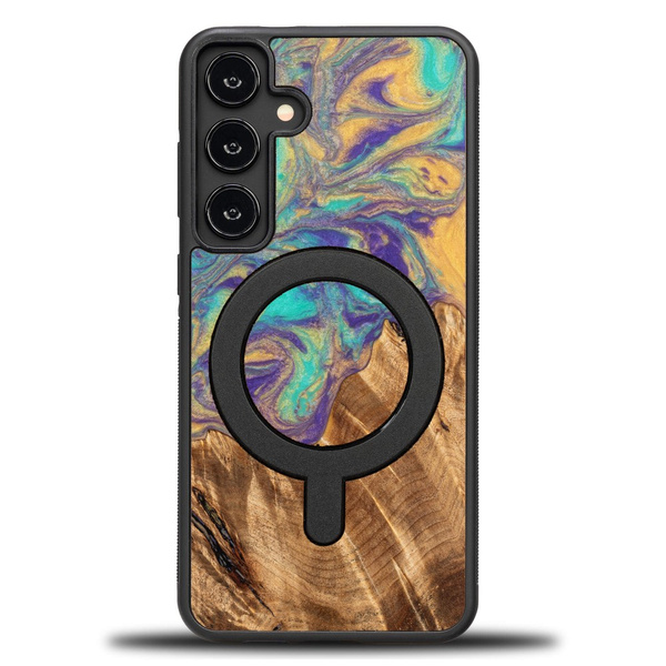 Etui Bewood Unique do Samsung Galaxy S25 Plus - Planets - Merkury z MagSafe