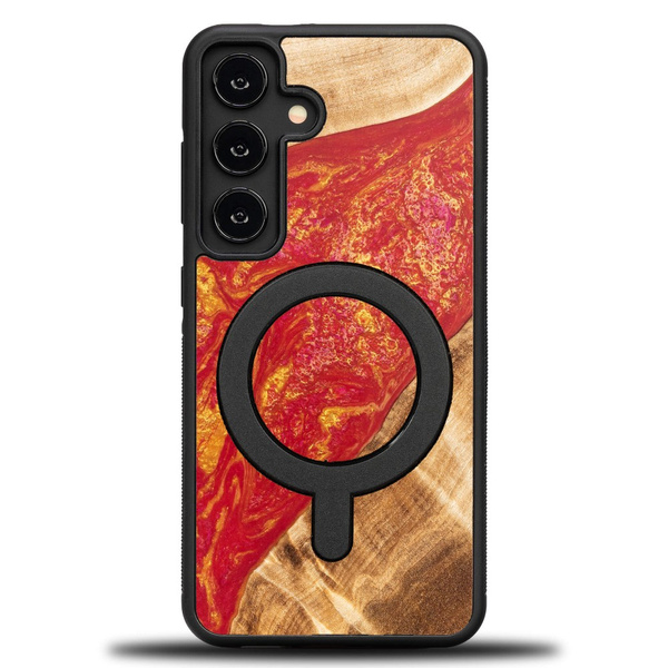 Etui Bewood Unique do Samsung Galaxy S25 FE 5G - Neons - Paris z MagSafe