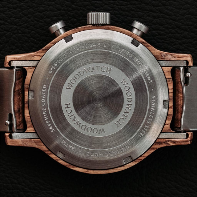 Drewniany zegarek WoodWatch Chrono Mariner Kosso