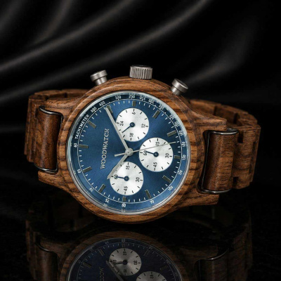 Drewniany zegarek WoodWatch Chrono Mariner Kosso