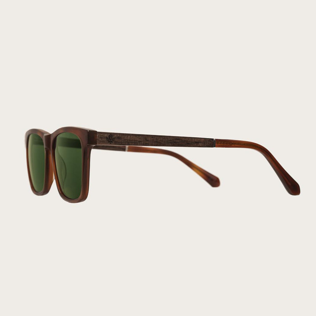 Drewniane okulary przeciwsłoneczne BROOKLYN Classic Havanas Camo
