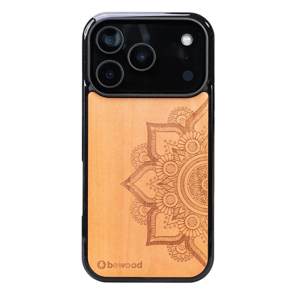 Drewniane Etui Bewood do iPhone 18 Pro MANDALA JABŁOŃ