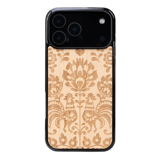 Drewniane Etui Bewood do iPhone 18 Pro Max POLSKI FOLK ANIEGRE