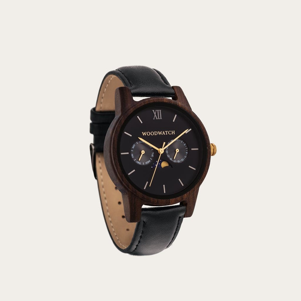 Drewniany zegarek WoodWatch Dark Forest Jet