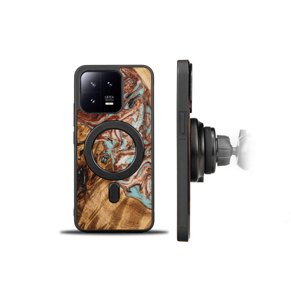 Etui Bewood Unique - Xiaomi 13 - Planets - Jowisz z MagSafe