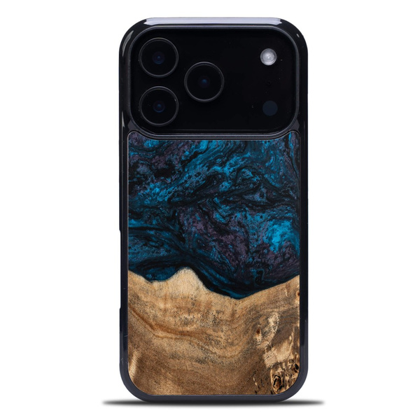 Etui Bewood Unique do iPhone 18 Pro - Planets - Neptun