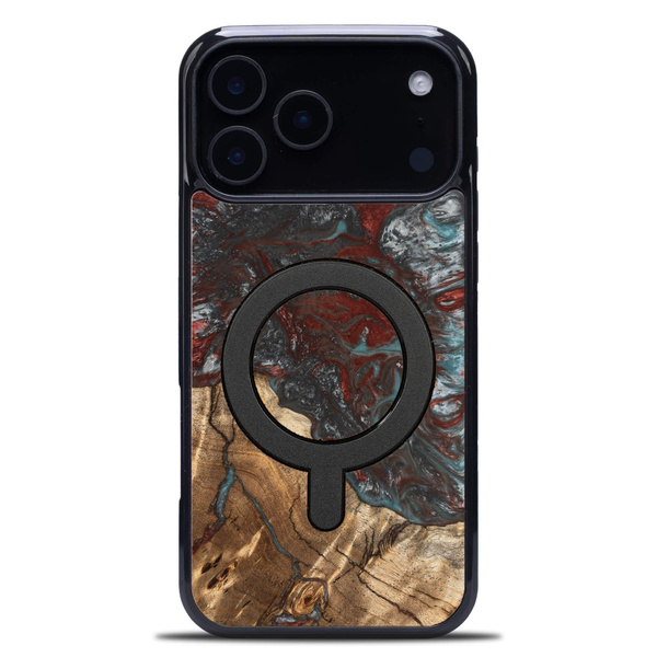 Etui Bewood Unique do iPhone 17 Pro Max - Planets - Pluton z MagSafe
