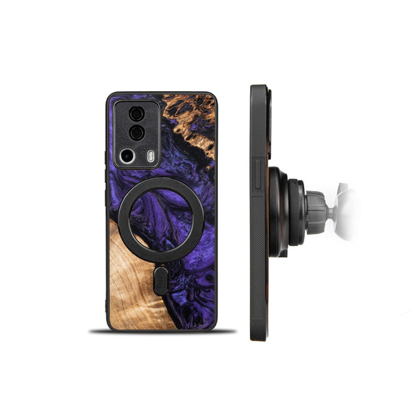Etui Bewood Unique - Xiaomi 13 Lite - Violet z MagSafe