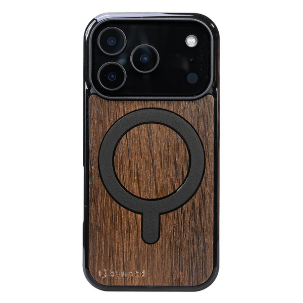Drewniane Etui Bewood do iPhone 18 Pro DĄB WĘDZONY z MagSafe