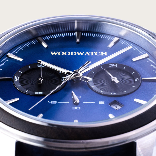 Drewniany zegarek WoodWatch Farbound Blue