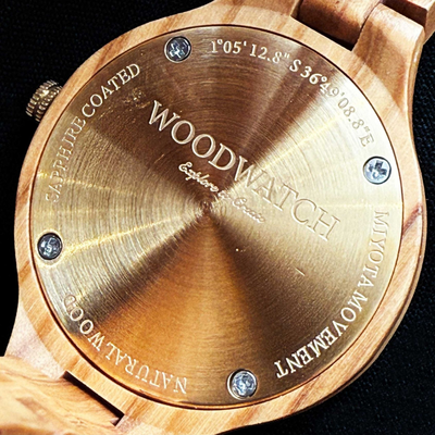 Drewniany zegarek WoodWatch Rose Champagne