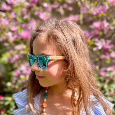 Drewniane okulary Leon Kids