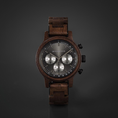 Drewniany zegarek WoodWatch Chrono Slate