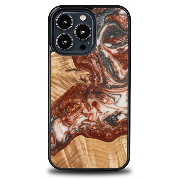 Drewniane Etui Unique iPhone 13 Pro - Planets - Wenus