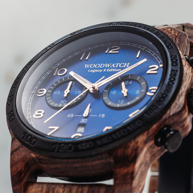 Drewniany zegarek WoodWatch Legacy X Edition Ocean