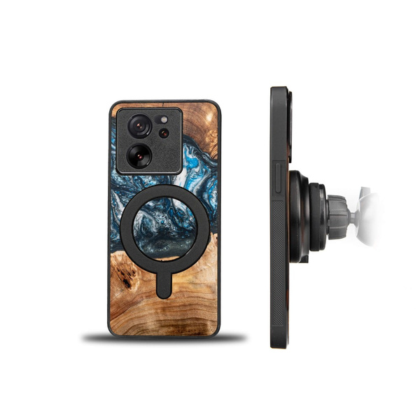 Etui Bewood Unique na Xiaomi 13T / 13T Pro - Planets - Ziemia z MagSafe