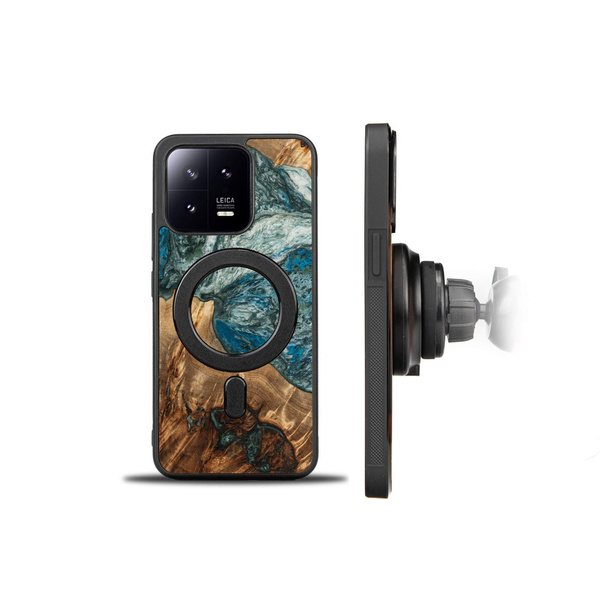 Etui Bewood Unique - Xiaomi 13 - Planets - Ziemia z MagSafe