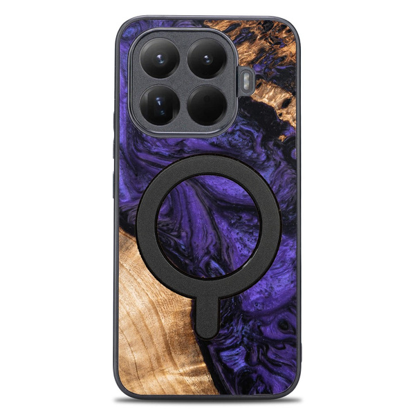 Etui Bewood Unique do Xiaomi 15T Pro - Violet z MagSafe