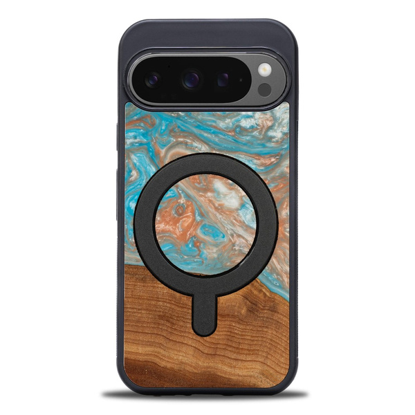 Etui Bewood Unique do Google Pixel 9 Pro XL - Planets - Saturn z MagSafe