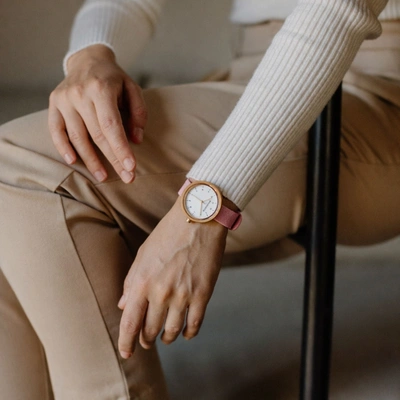 Drewniany zegarek WoodWatch Copenhagen Blush