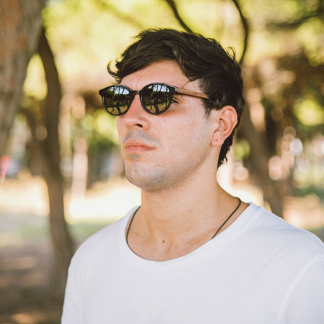 Drewniane okulary przeciwsłoneczne SOHO Black Camo