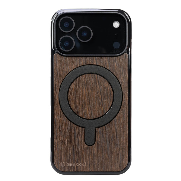 Drewniane Etui Bewood do iPhone 18 Pro Max DĄB WĘDZONY z MagSafe
