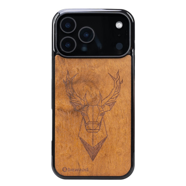 Drewniane Etui Bewood do iPhone 18 Pro Max JELEŃ IMBUIA