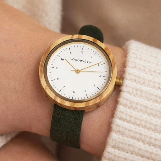 Drewniany zegarek WoodWatch Copenhagen Emerald