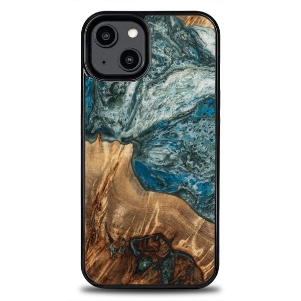 Drewniane Etui iPhone Unique 14 - Planets - Ziemia