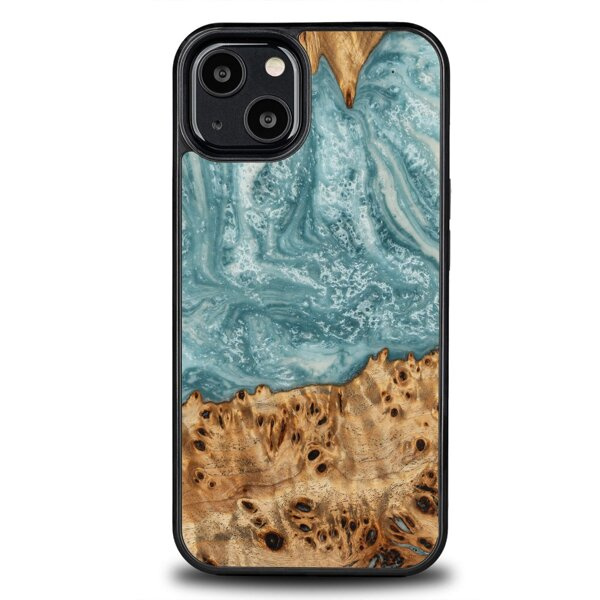 Drewniane Etui iPhone Unique 13 - Planets - Uran