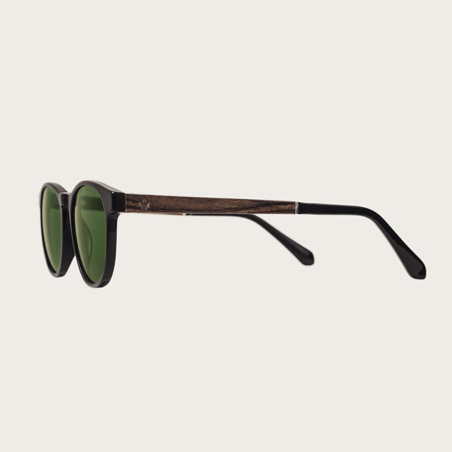 Drewniane okulary przeciwsłoneczne ELLIPSE Black Camo