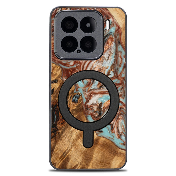 Etui Bewood Unique do Xiaomi 15 - Planets - Jowisz z MagSafe